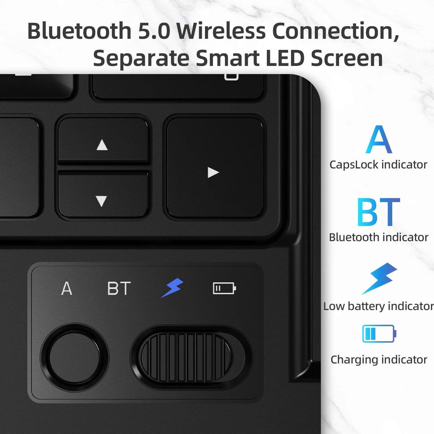 Magnetiskt tangentbordsfodral för Apple iPad